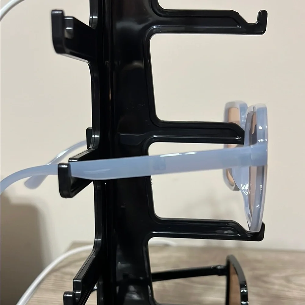 Stylish Blue and Tan Smart Glasses